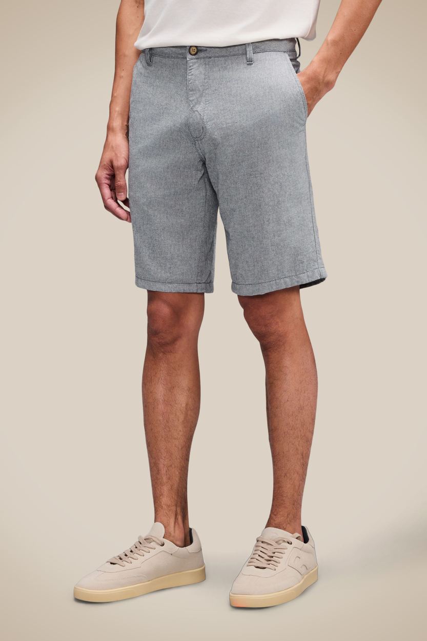 Bermuda Ft Forro Meia Malha Oxford, cor MARINHO