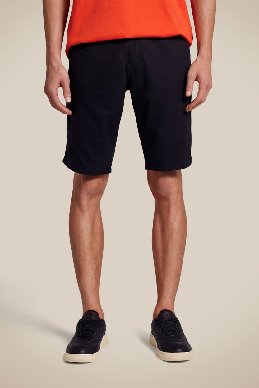 Bermuda Ft Forro Meia Malha Oxford, cor PRETO