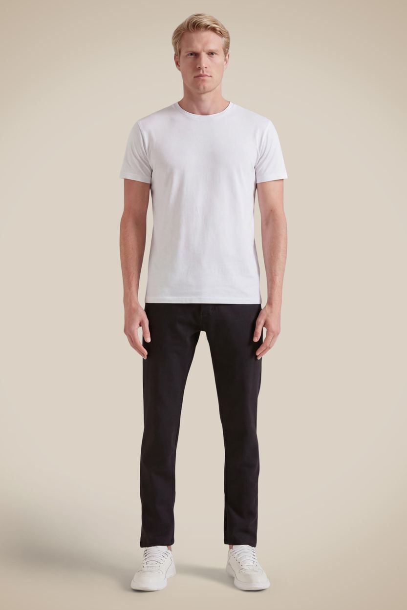 Calca 5 Pockets Moletom, cor PRETO