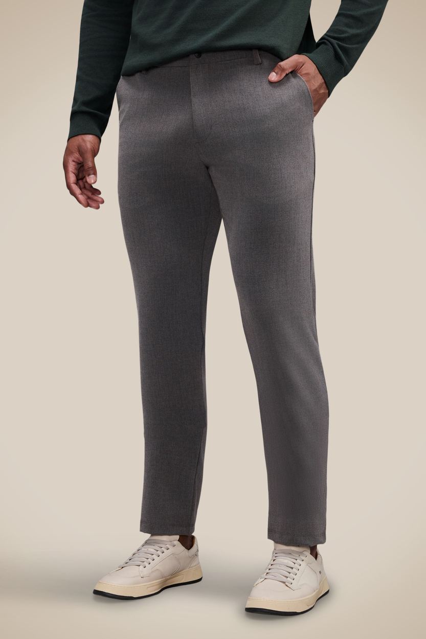 Calca Chino Comfort, cor CINZA CHUMBO