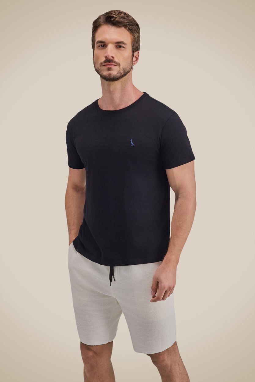 Camiseta Careca, cor PRETO