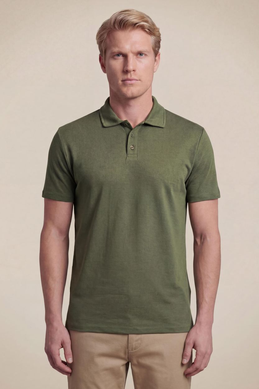 Polo Regular Soft Touch, cor VERDE FLORESTA