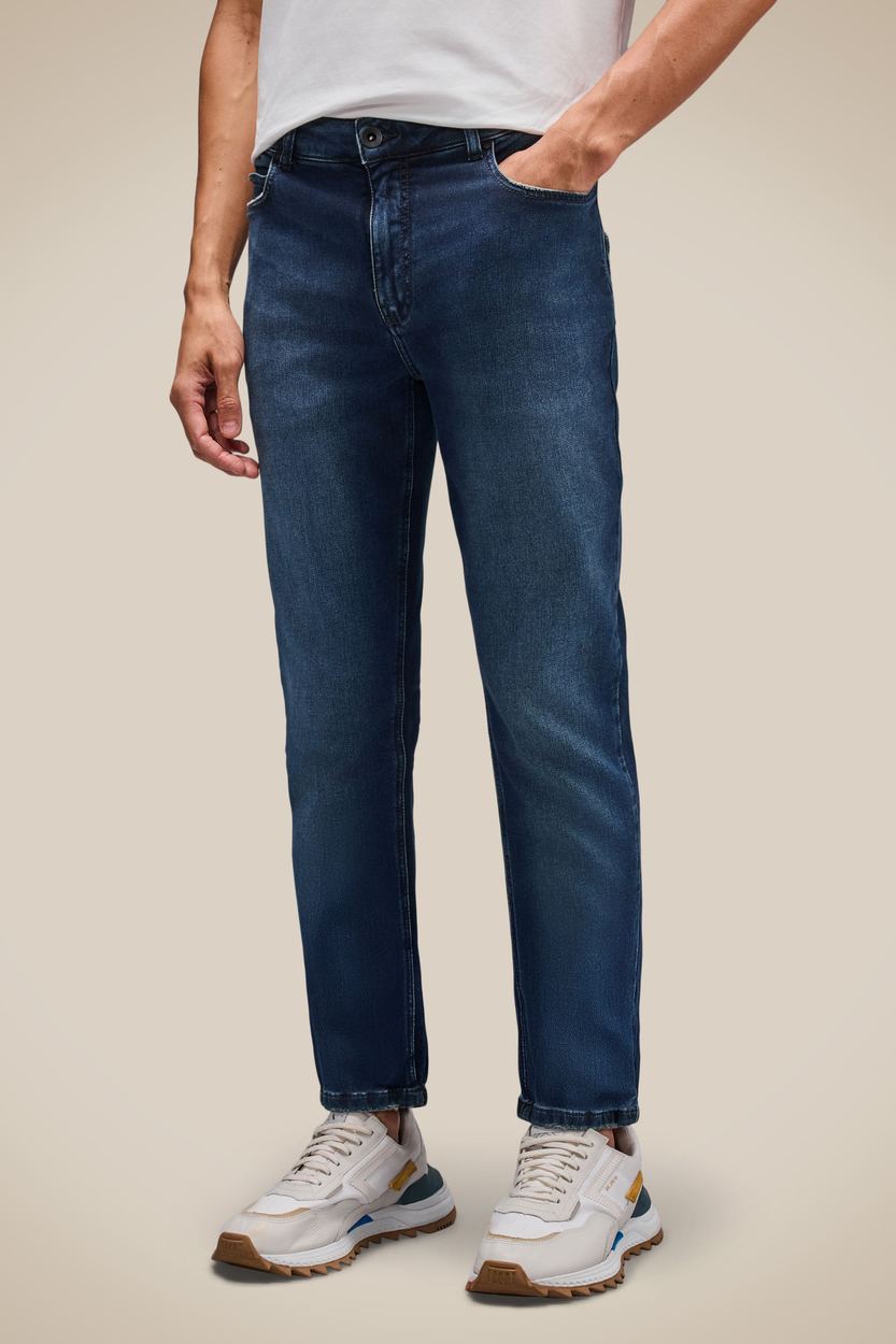 Calca Jeans Skinny Moletom Raul, cor INDIGO