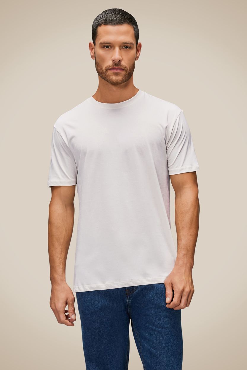 Camiseta Pima Cores, cor GELO