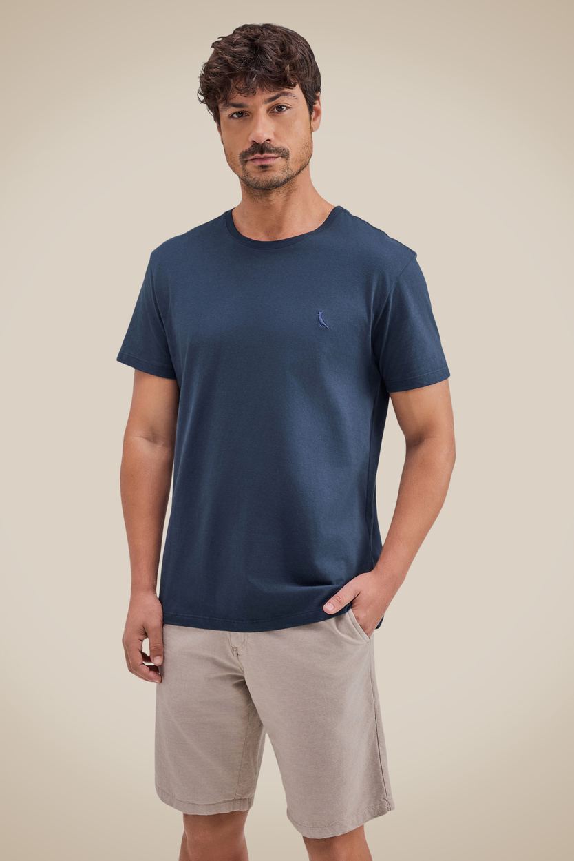 Camiseta Careca, cor MARINHO