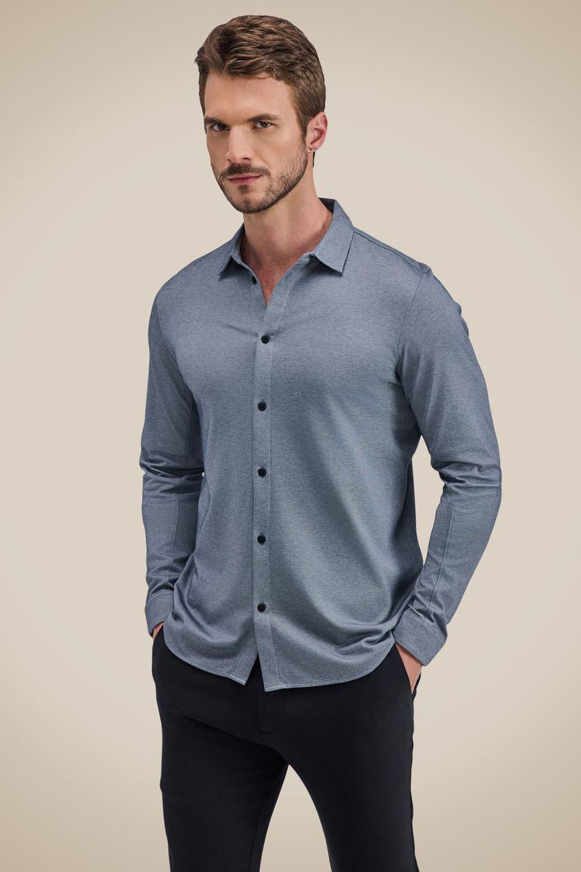 Camisa Ml Oxford Jersey, cor NAVY