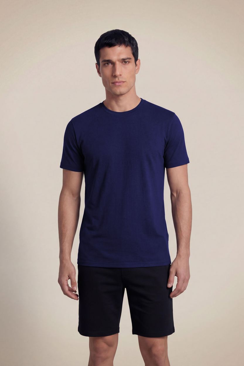 Camiseta Mc Basica Dry, cor MARINHO
