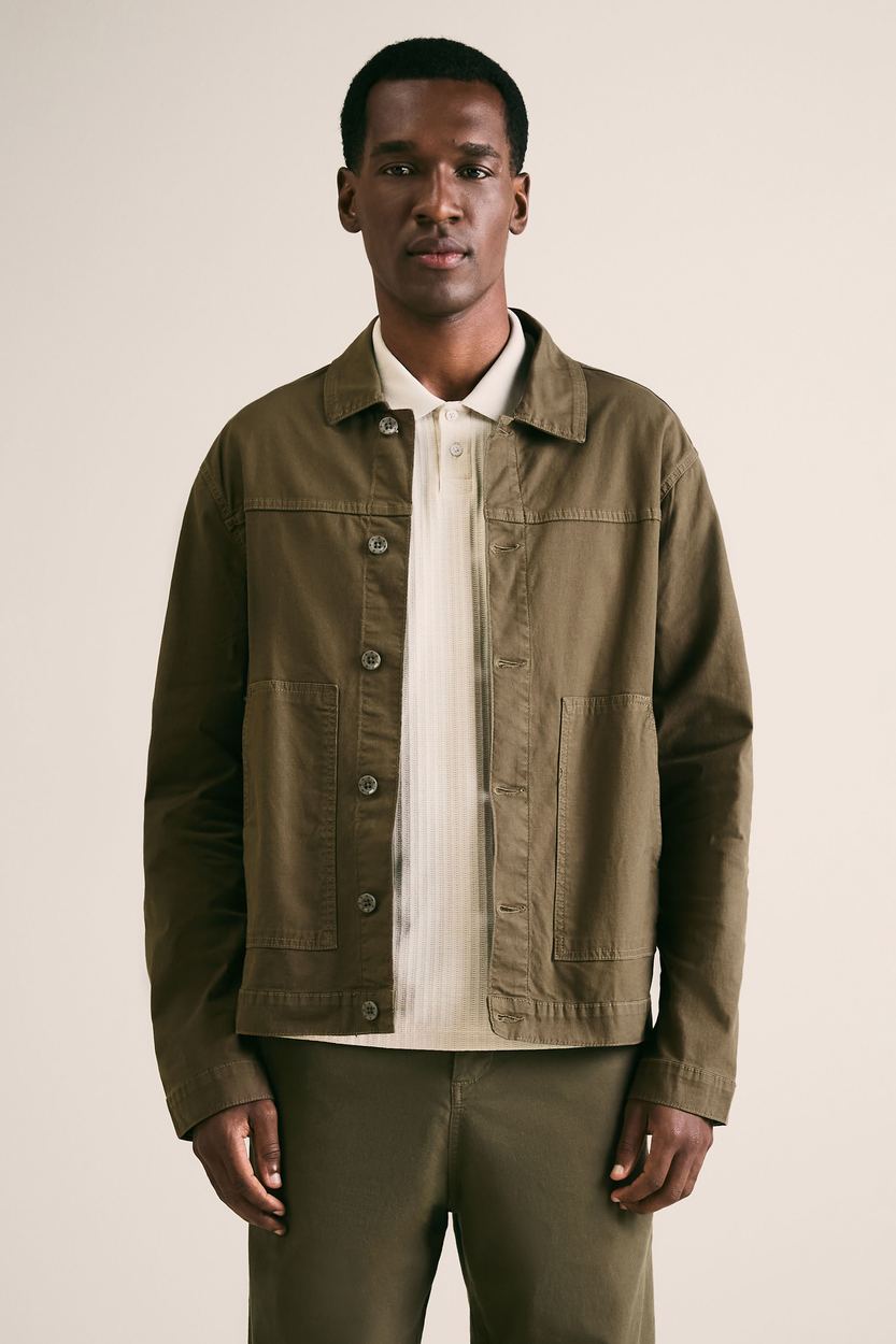 Jaqueta Casual Chino Classic, cor VERDE MUSGO