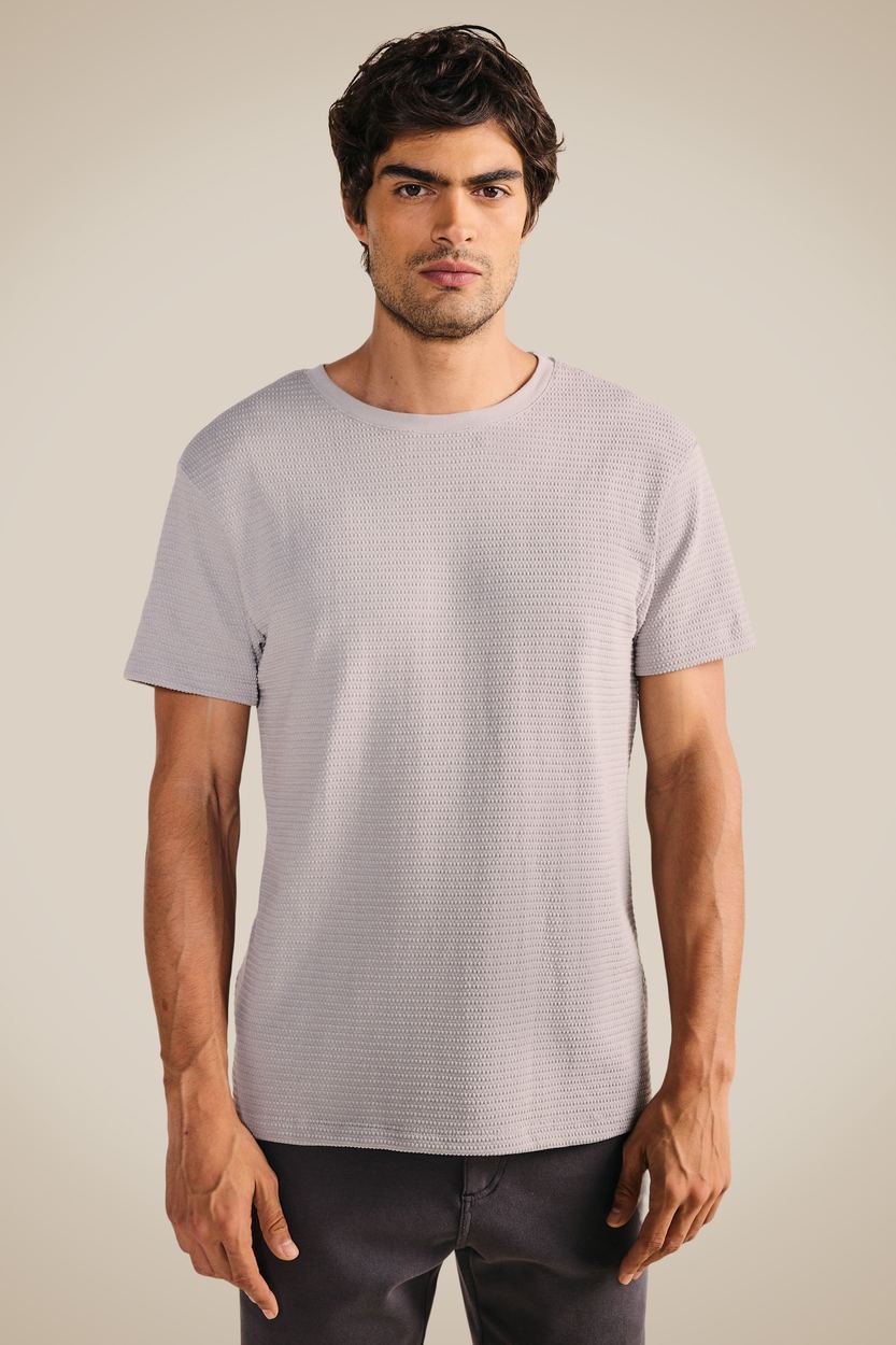 Camiseta Regular Seattle, cor CINZA CLARO