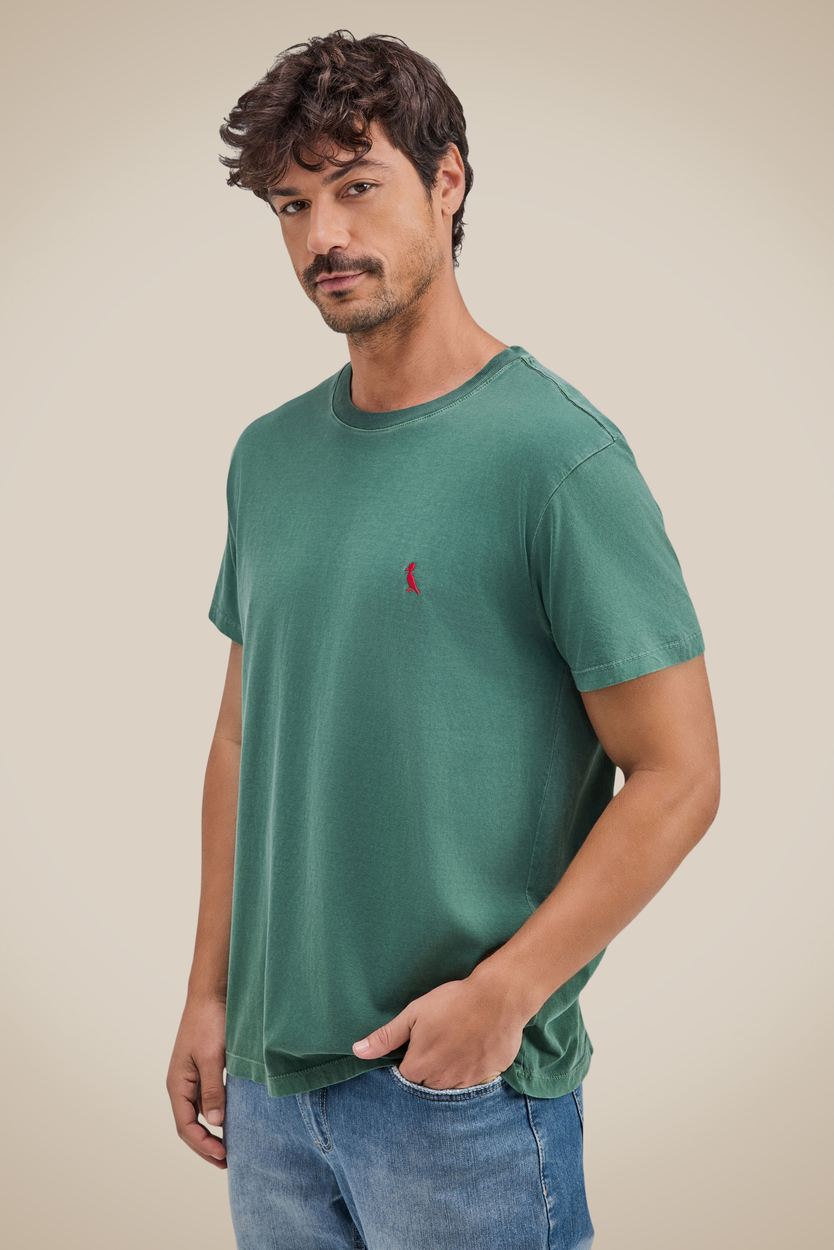 Camiseta Estonada Brasa Stoned, cor VERDE STONED