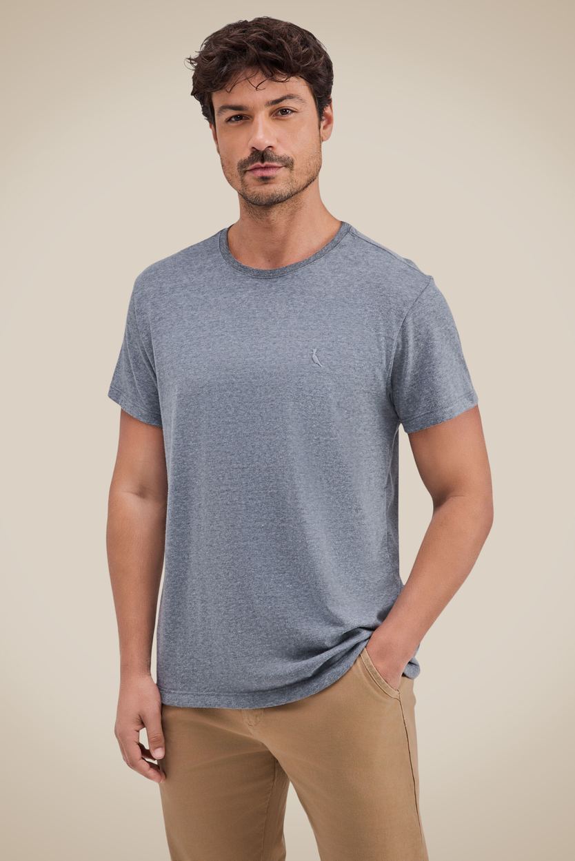 Camiseta Mescla Angelim, cor MARINHO