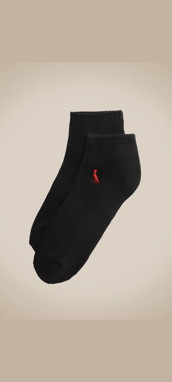 Meia Rsv Low Cut Uni, cor PRETO